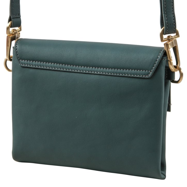 Bree PURE 11 flat crossbody aloe