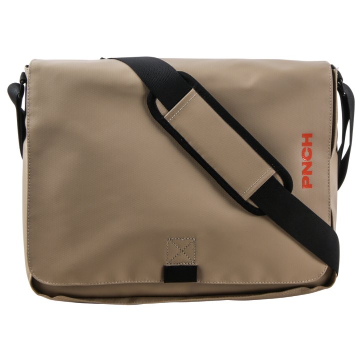 Bree PNCH 49 messenger bag silver milk