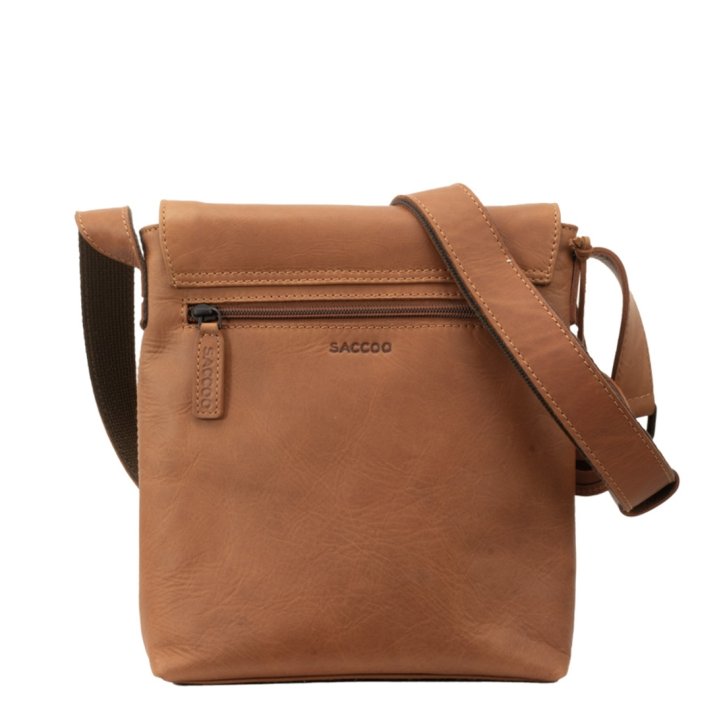 Saccoo Tapa Schultertasche cognac