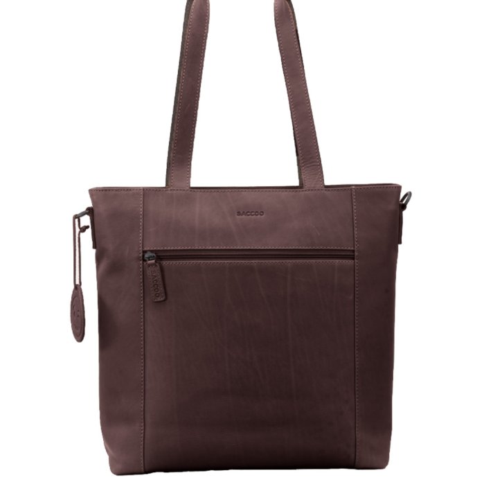 Saccoo Compras Schultertasche chestnut