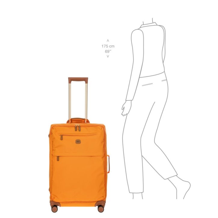 BRIC'S X TRAVEL Trolley M 4w orange