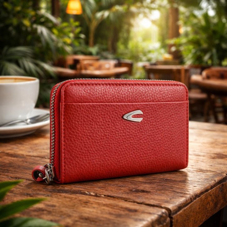 CAMEL ACTIVE PURA W2 wallet RFID red