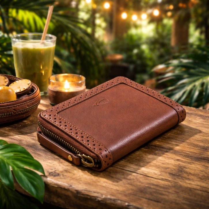 CAMEL ACTIVE TALARA W1 wallet RFID cognac