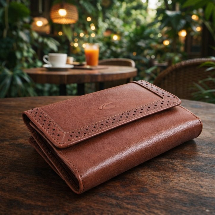 CAMEL ACTIVE TALARA W2 wallet RFID  cognac