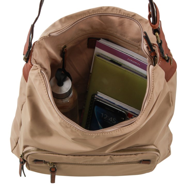 CAMEL ACTIVE BARI hobo bag beige