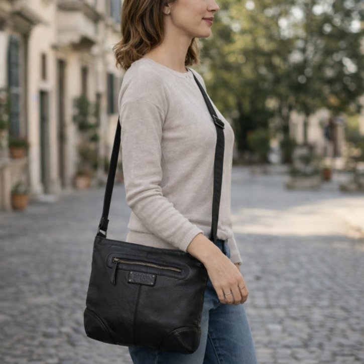 Gianni Conti Umhängetasche nero