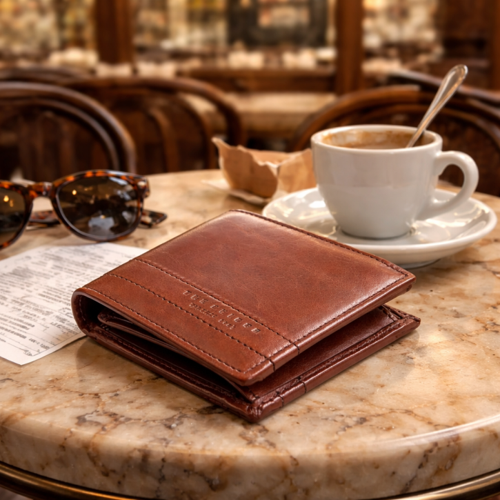 the bridge Börse Rindleder braun