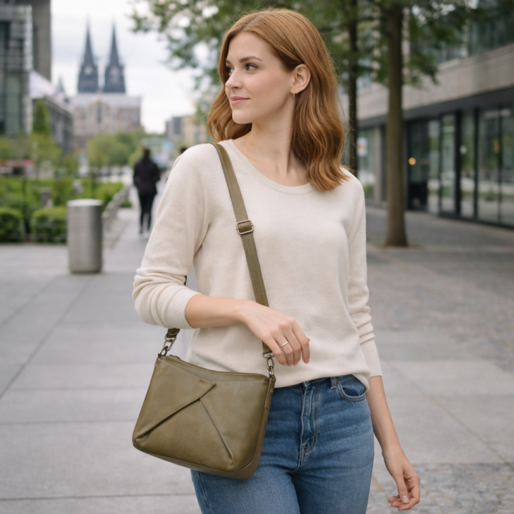 Aunts & Uncles ELIZA PRETTY  Umhängetasche avocado