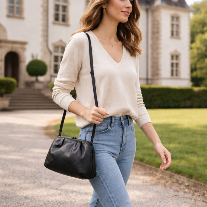  MRS. FROSTING Handtasche black smoke