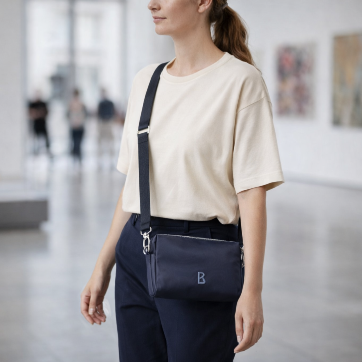 BOGNER VERBIER PLAY 1.0 Pukie shoulderbag shz darkblue