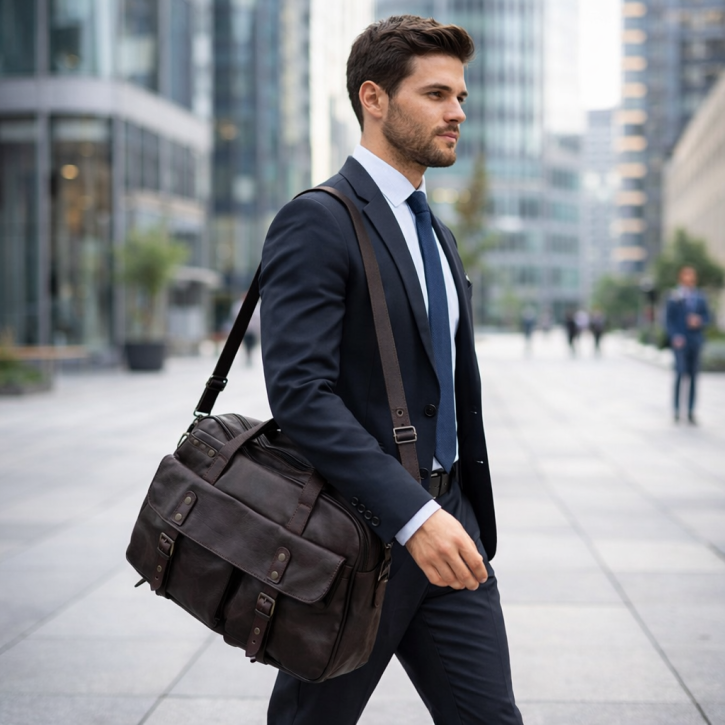 Aunts & Uncles THE HENRIQUATRE Laptoptasche tobacco