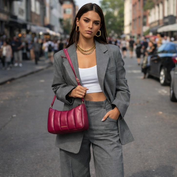 BURKELY DROWSY DANI Handtasche fuchsia