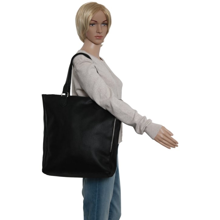 DEPECHE Shopper black