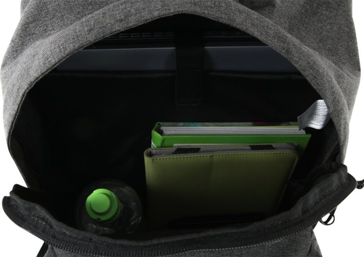  OUT OF OFFICE Rucksack black denim