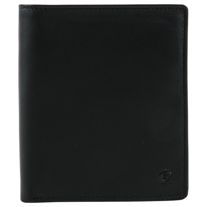 ESQUIRE Hochformatbörse Slim Protect RFID schwarz