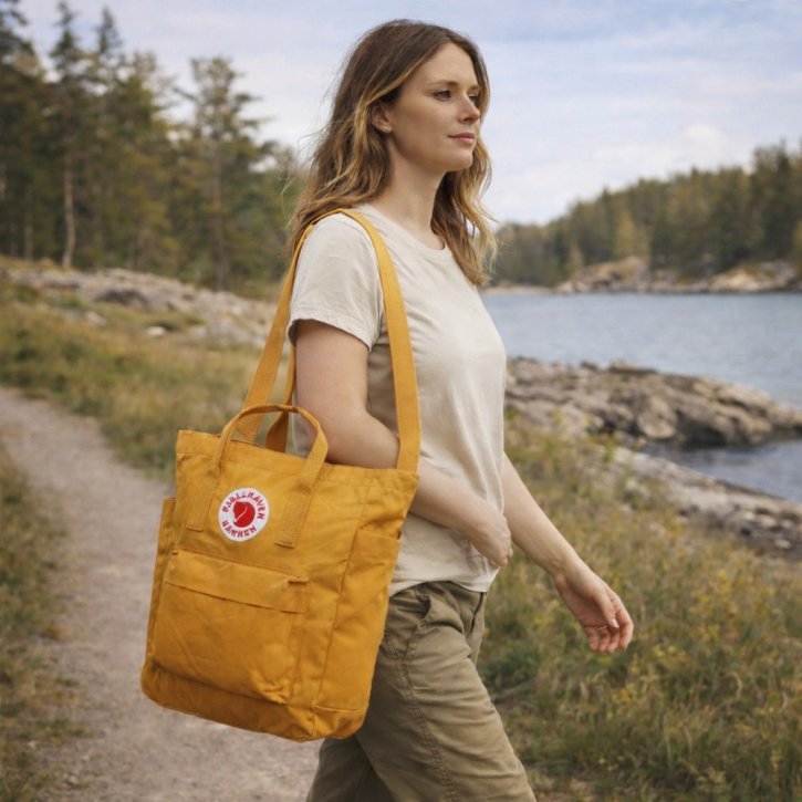 FJÄLLRÄVEN KANKEN Totepack ochre