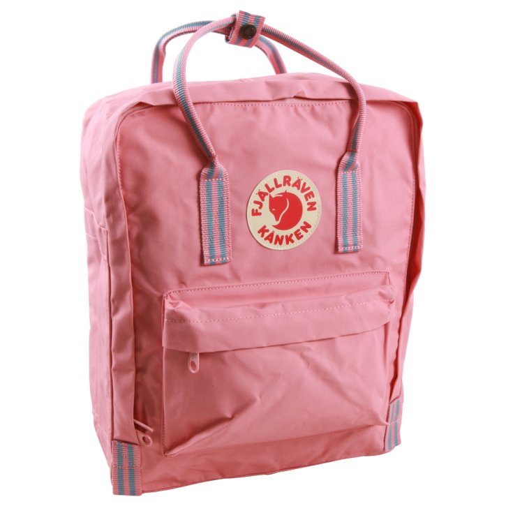 FJÄLLRÄVEN KANKEN Rucksack pink-long stripes