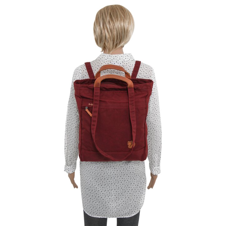 FJÄLLRÄVEN TOTEPACK No.1  L 2in1 Tasche deep red