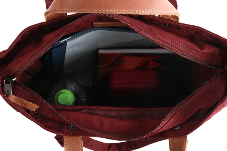 FJÄLLRÄVEN TOTEPACK No.1  L 2in1 Tasche deep red