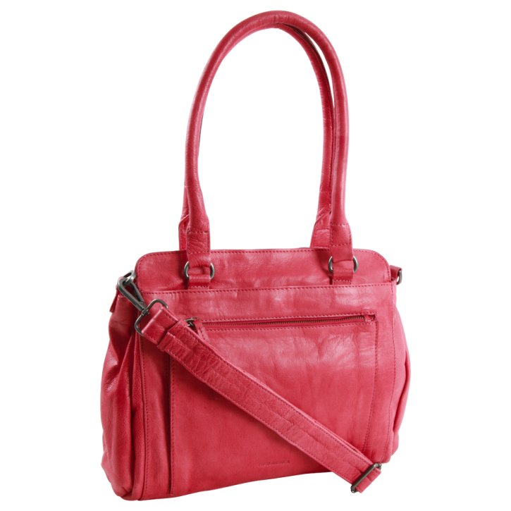 RISE UP Schultertasche dark pink