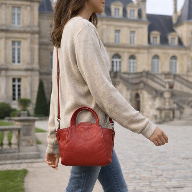 Aunts & Uncles Mrs. Plum Crumble Handtasche S intense rust