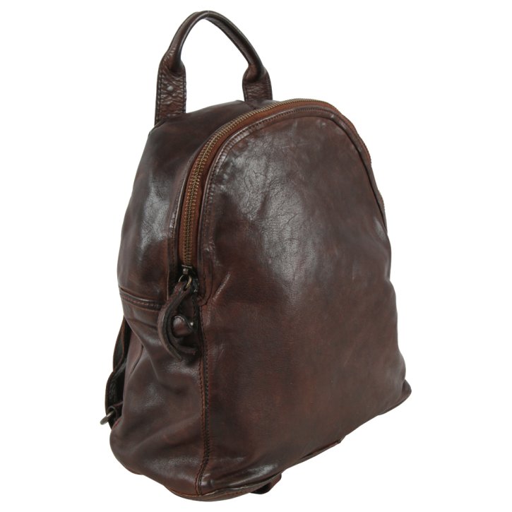 Gianni Conti Rucksack marrone Leder