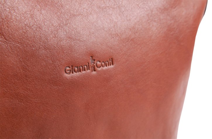 Gianni Conti Schultertasche tan/cognac