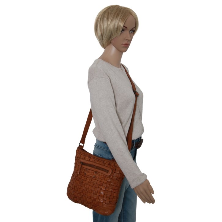 Gianni Conti Umhängetasche cognac