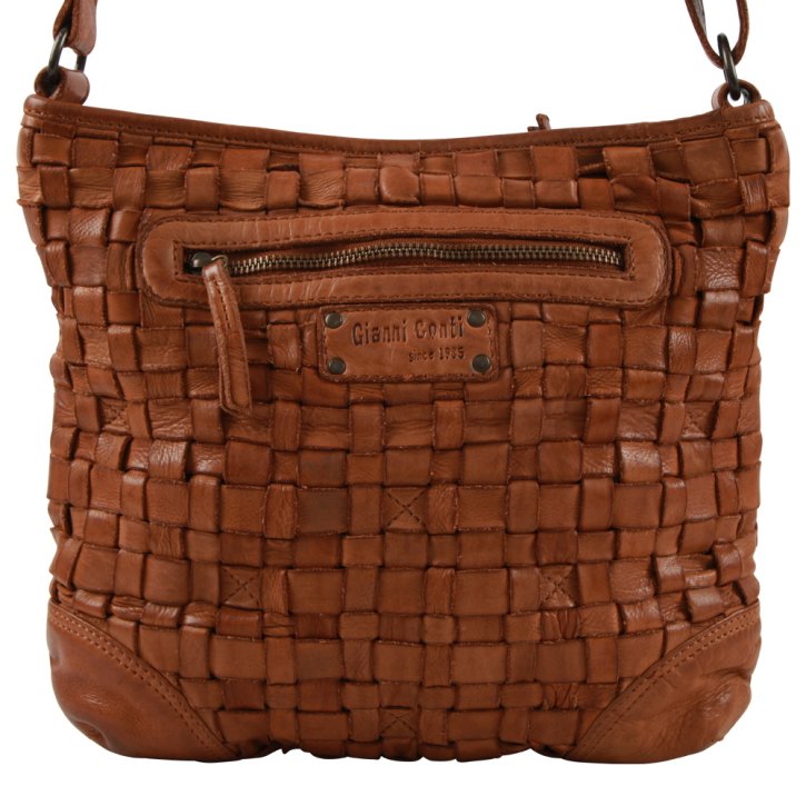 Gianni Conti Umhängetasche cognac
