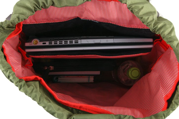 HERSCHEL LITTLE AMERICA Rucksack frog camo/tan