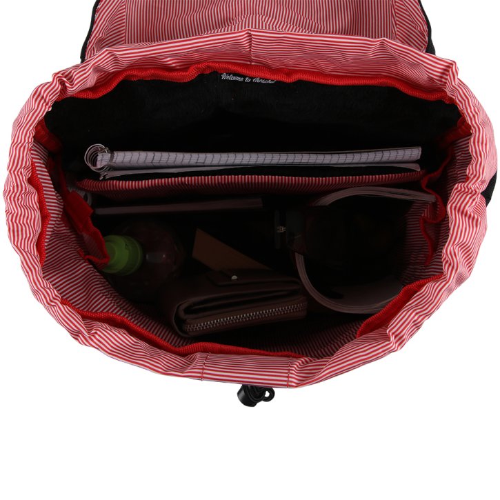 HERSCHEL LITTLE AMERICA MID Rucksack black/tan