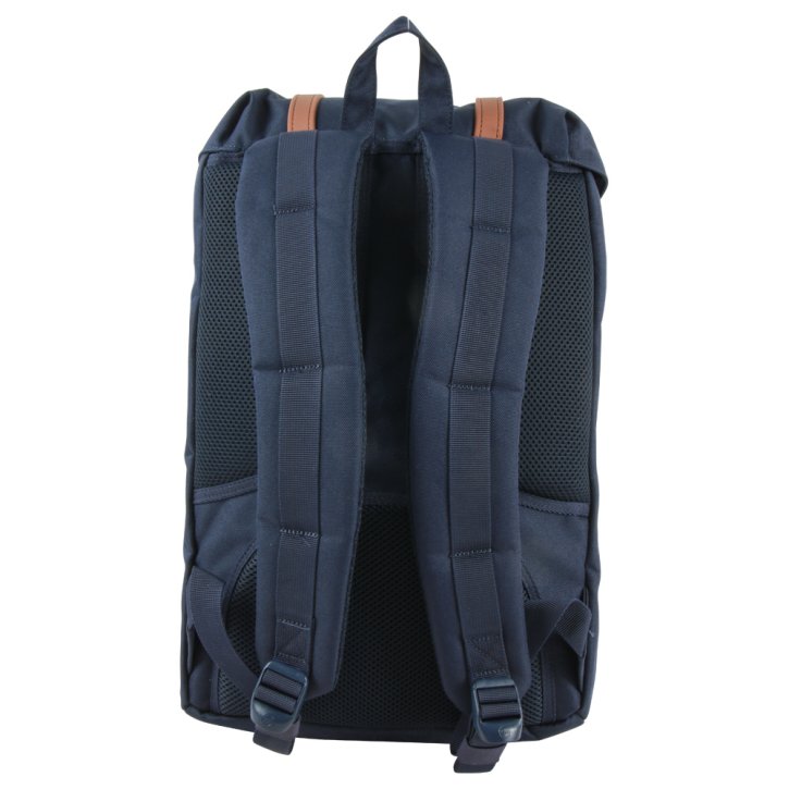 HERSCHEL LITTLE AMERICA MID Rucksack peacock/saddle brown