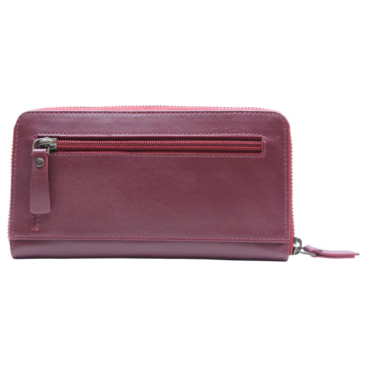 ESQUIRE Damenbörse RV PERU rot RFID