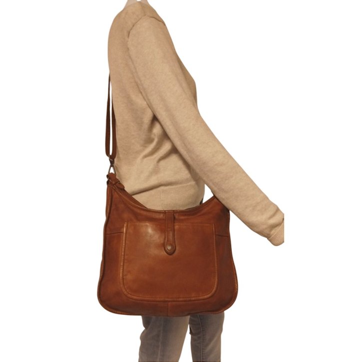 Gianni Conti Umhängetasche tan/cognac