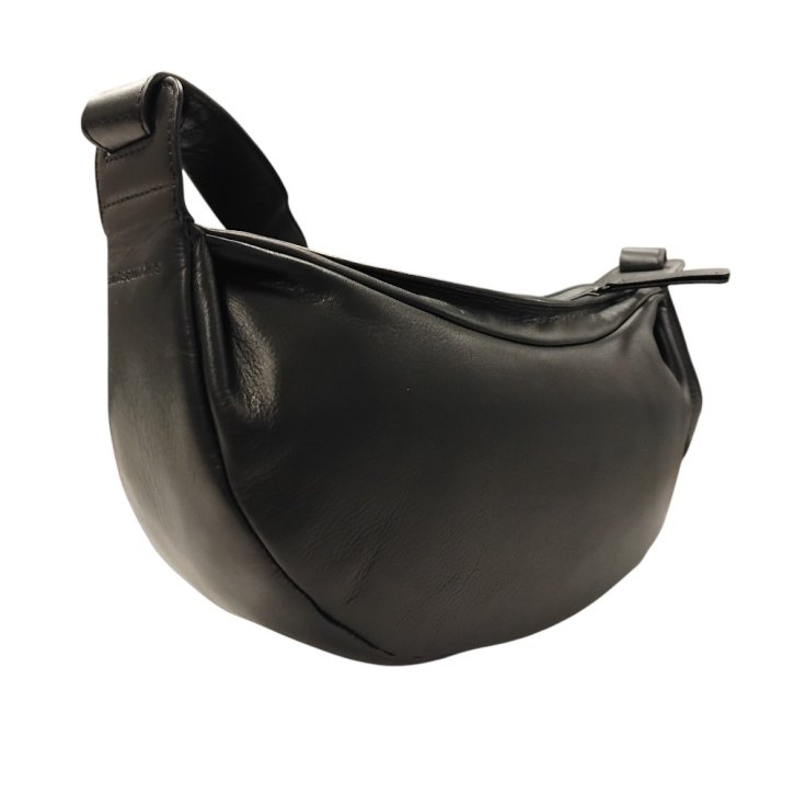 Aunts & Uncles Crocus halfmoon bag S jet black