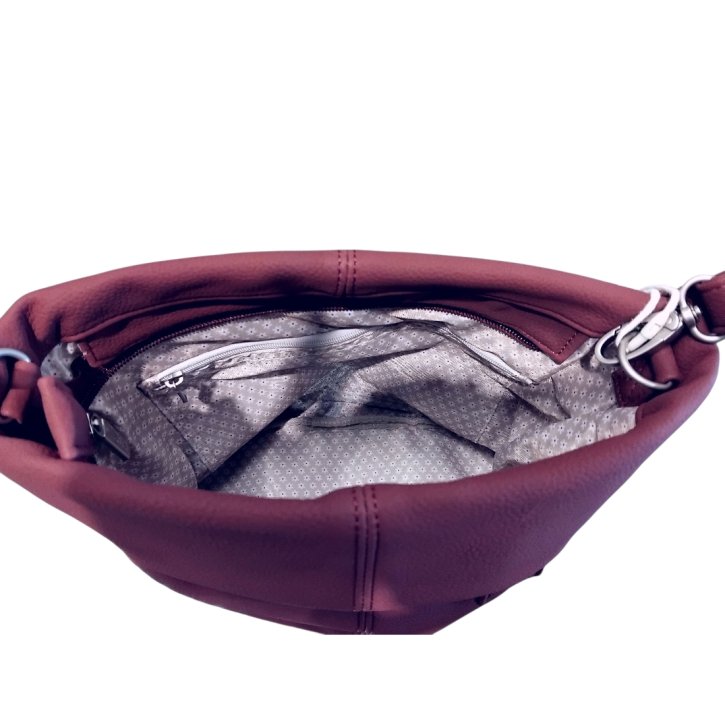 ZWEI Mademoiselle M8 Schultertasche rubin