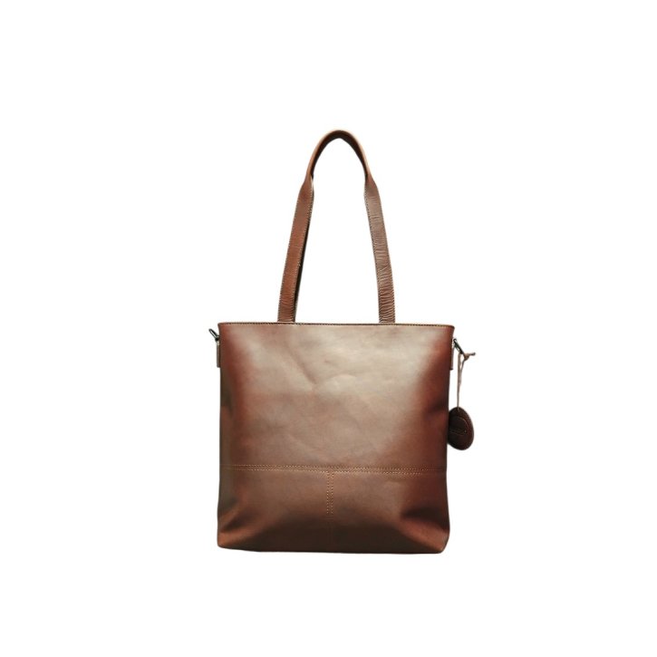 Saccoo Compras Schultertasche chestnut