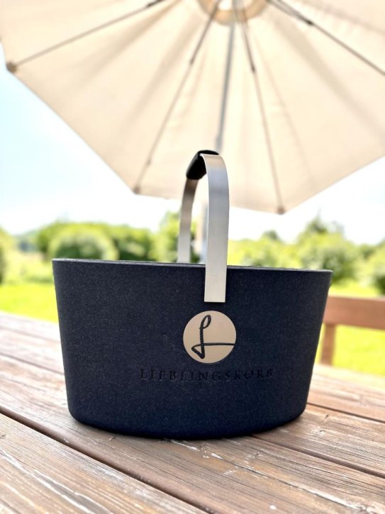 LIEBLINGSKORB LIEBLINGSKORB basic deep black/tiefschwarz
