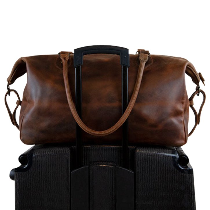 BUCKLE & SEAM Linwood weekender braun/blau