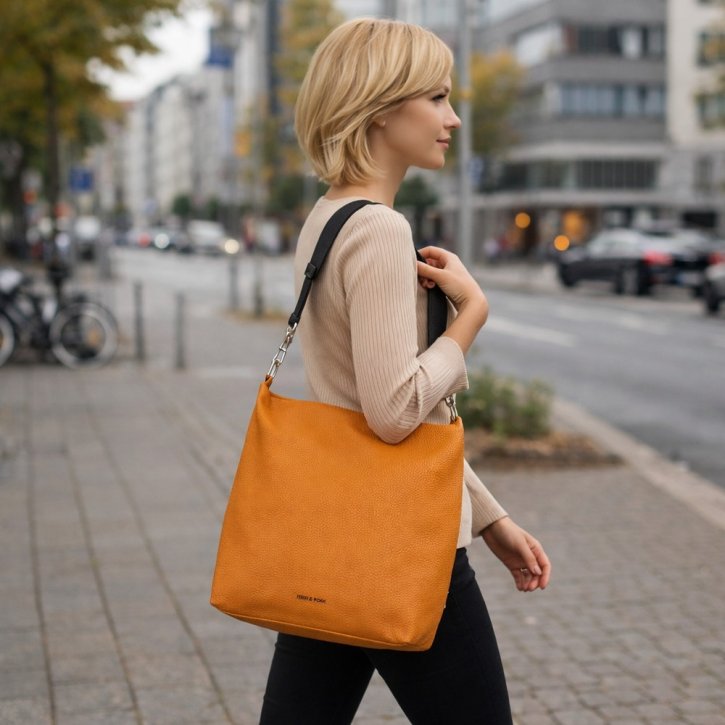 Emily & Noah Laeticia Beutel XL yellow