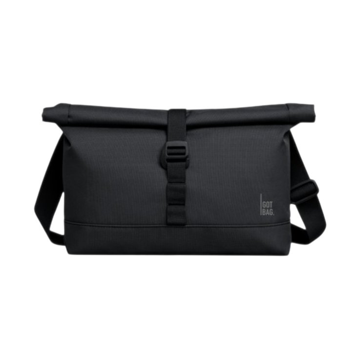 GOTBAG. Messenger bag monochrome black