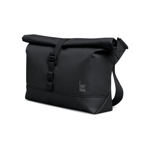 GOTBAG. Messenger bag monochrome black
