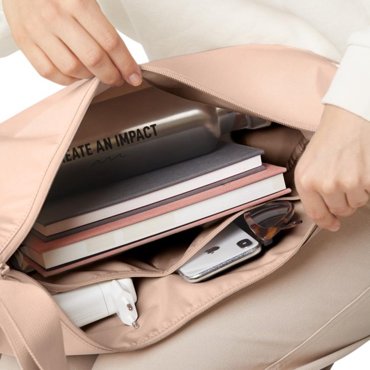 GOTBAG. Moon Bag large monochrome pearl