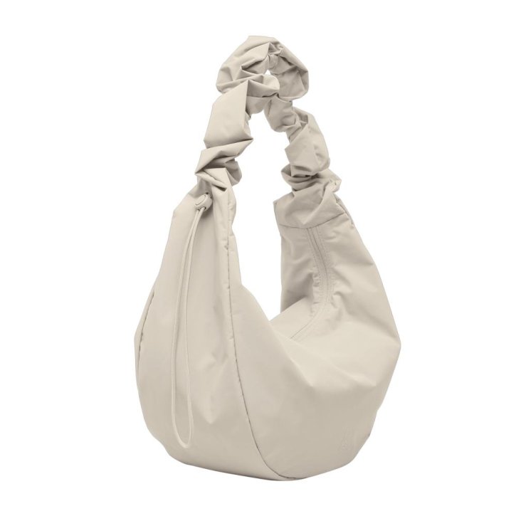 GOTBAG. Moon Bag Ruffle large monochrome soft shell