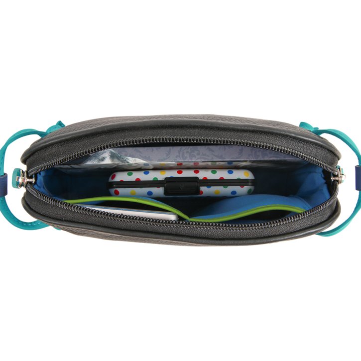 mywalit Zip Top Handtasche black/pace