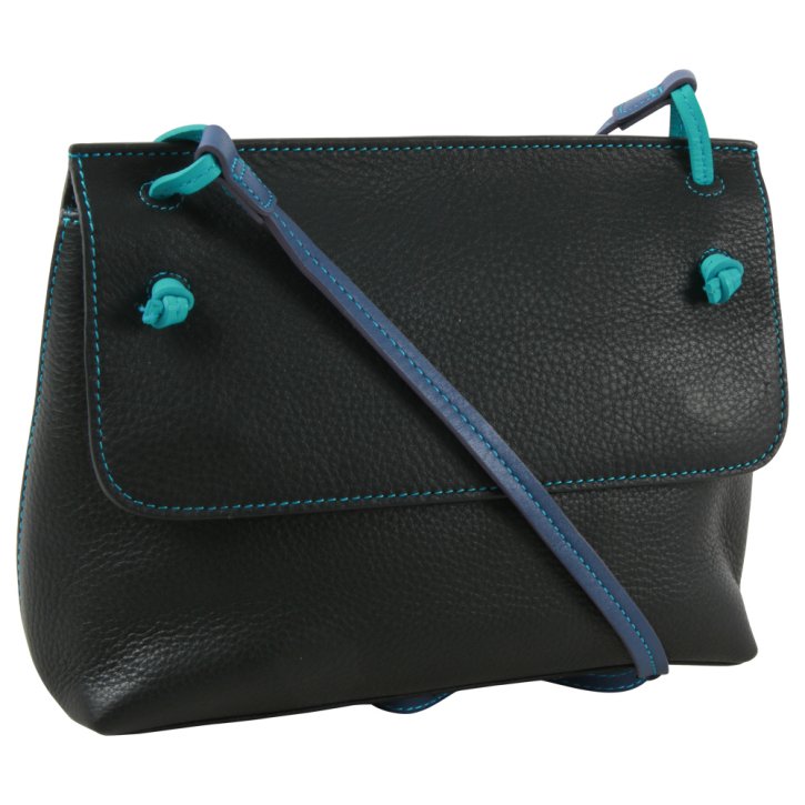 Flapover Handtasche black/pace