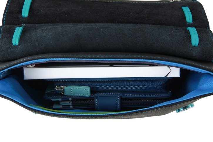 mywalit Flapover Handtasche black/pace