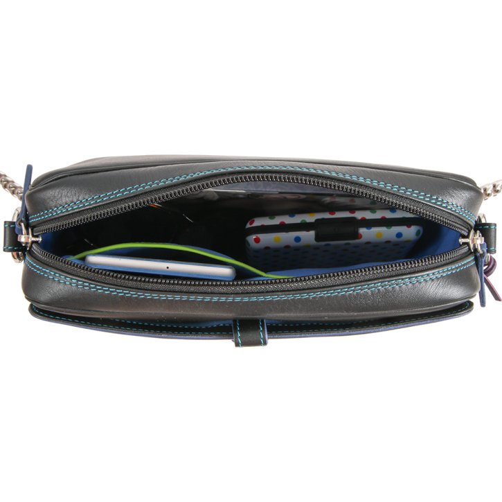 mywalit Chain Detail Schultertasche black/pace