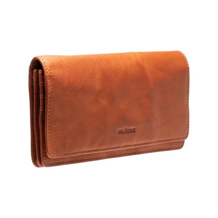 MAITRE Forst Immine Damenbörse L cognac