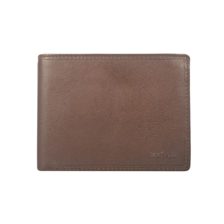 Grumbach Galbert QF billfold Börse dark brown